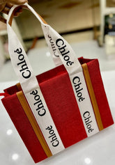 Chloe Canvas Tote 51 - Red